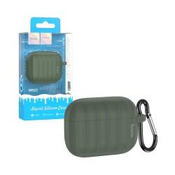 Funda De Silicona Hoco WB22 Por Airpods 3 Night Verde Oscuro Funda De Silicona Hoco WB22 Por Airpods 3 Night Verde Oscuro